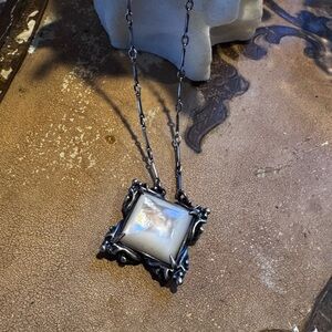 Bloodmilk jewels mother of pearl pendant